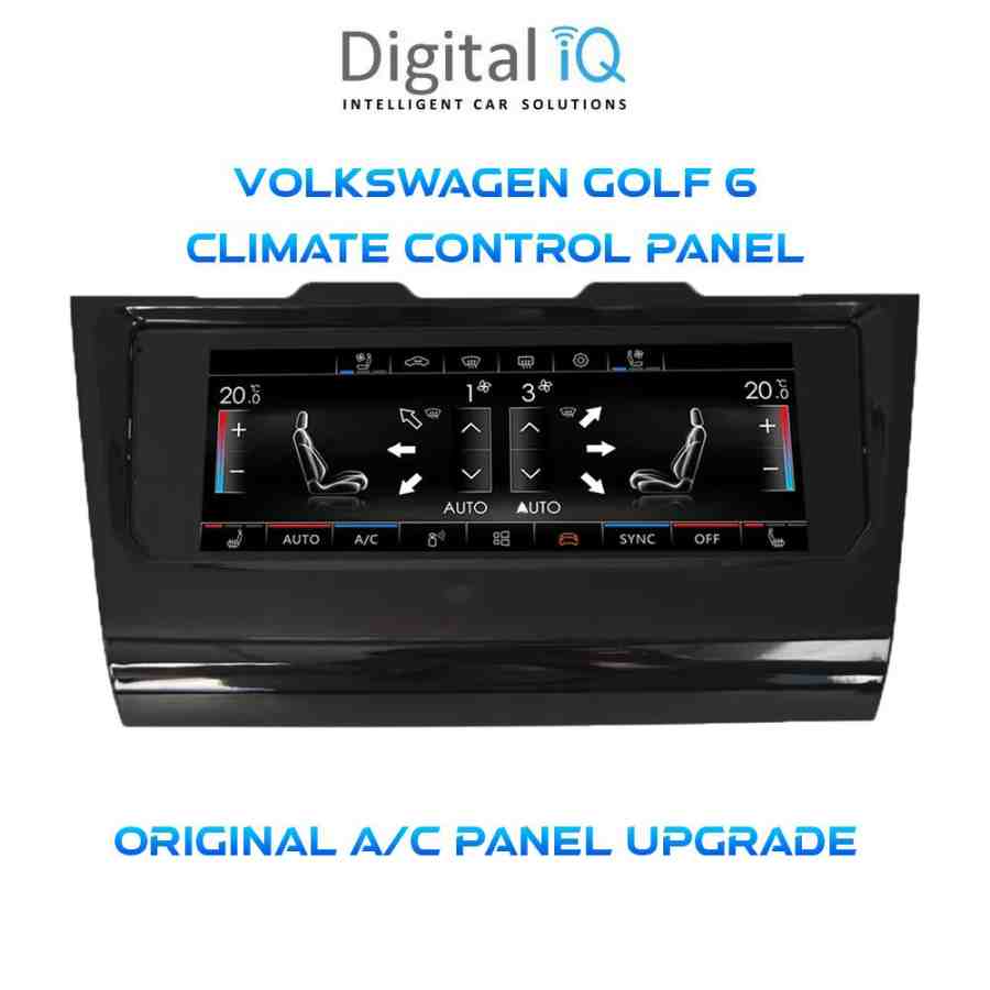 DIGITAL IQ CCP 746_CP (6.9") (PQ) CLIMATE CONTROL PANEL for VW GOLF 6 mod. 2008-2013