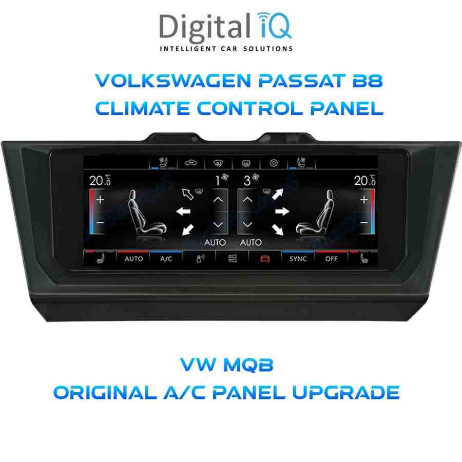 DIGITAL IQ CCP 750_CP (6.9") (MQB) CLIMATE CONTROL PANEL for VW PASSAT B8 - ARTEON mod. 2016-2024