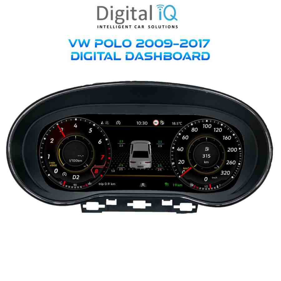 DIGITAL IQ DYL 757_DC (10.25") DIGITAL INSTRUMENT CLUSTER for VW POLO mod. 2009-2017