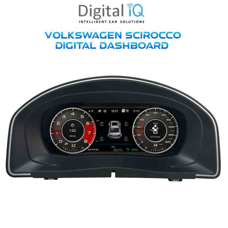 DIGITAL IQ ASC 736_DC (12.5") DIGITAL CLUSTER for VW SCIROCCO mod. 2008-2017