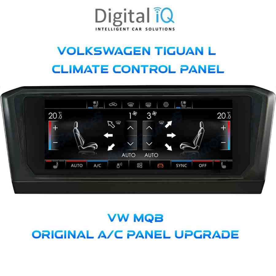 DIGITAL IQ CCP 761_CP (6.9") (MQB) CLIMATE CONTROL PANEL for VW TIGUAN L mod. 2016-2024