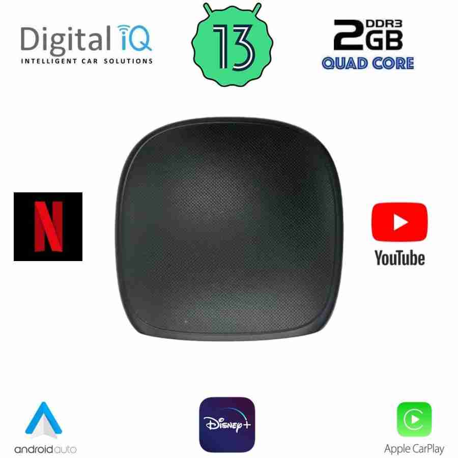 DIGITAL IQ X1800 (CPAA) USB ADAPTOR for Wireless Carplay-Android Auto with NETFLIX - YOUTUBE - DISNEY+