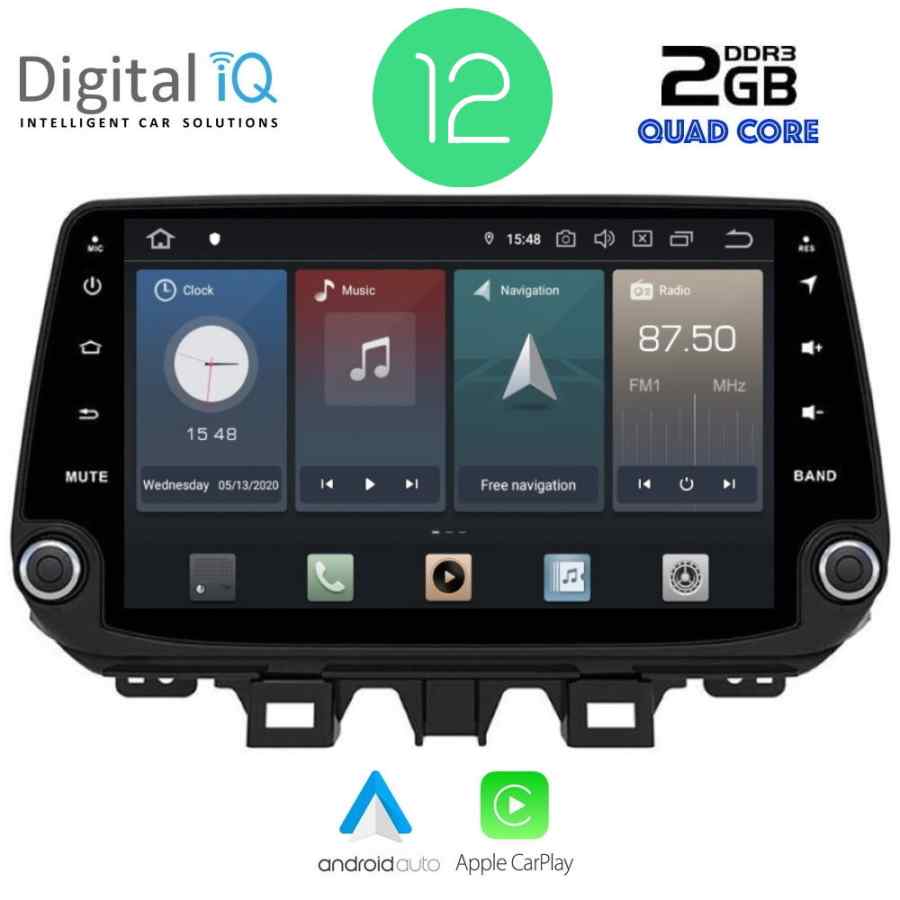 DIGITAL IQ X436_GPS (9'' DECK)  MULTIMEDIA OEM  HYUNDAI TUSCON mod.  2019>